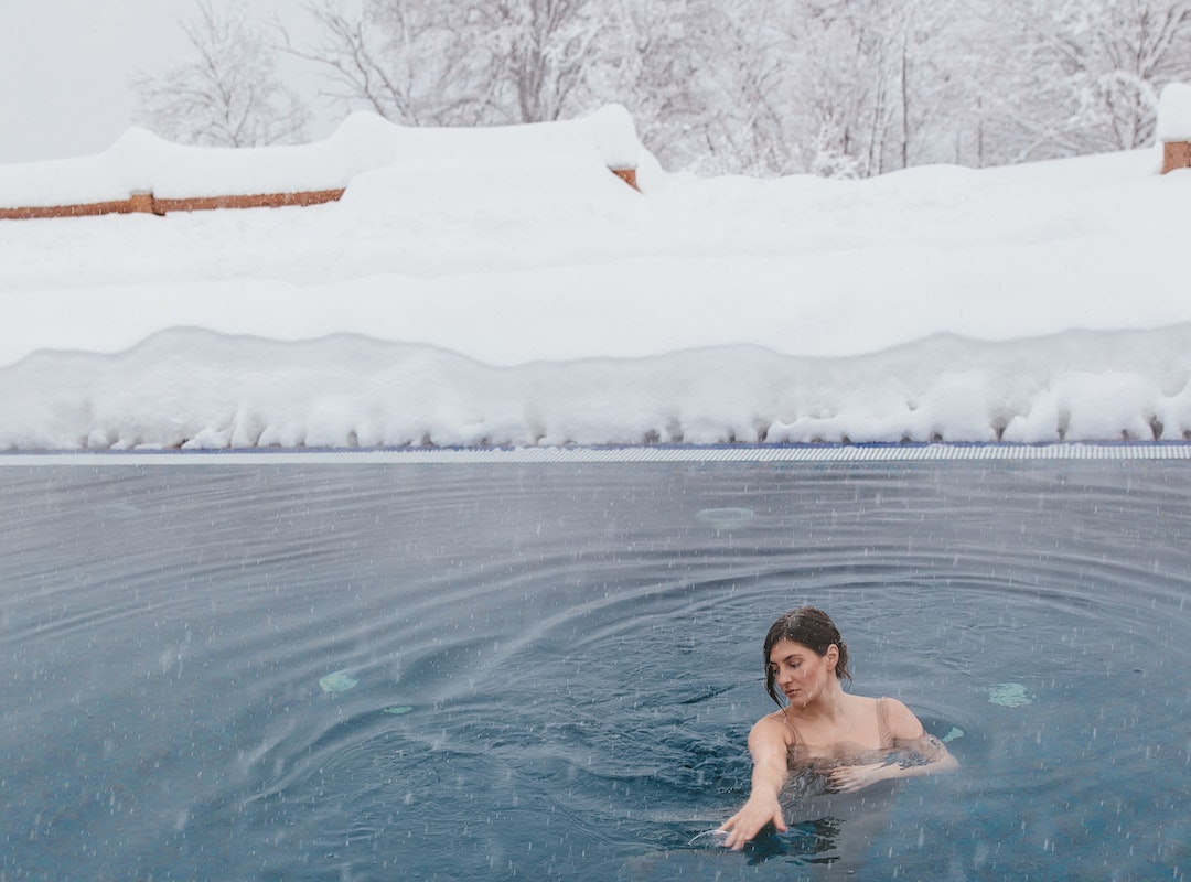 piscine en hiver